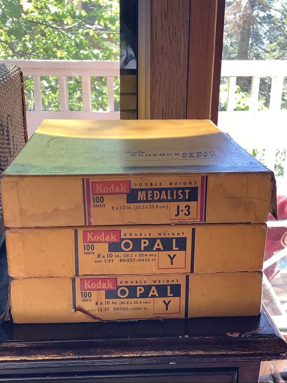 VTG Kodak Photographic Paper Boxes ( 3 )